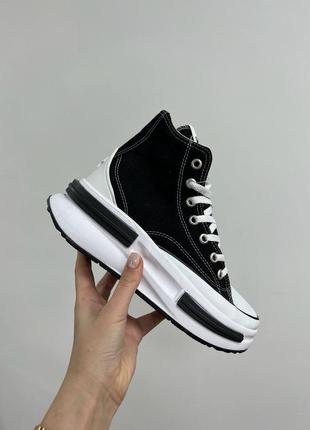 Converse run star legacy масивні жіночі чорні кеди конверс висока платформа весна літо женские массивные черные кеды высокая подошва4 фото