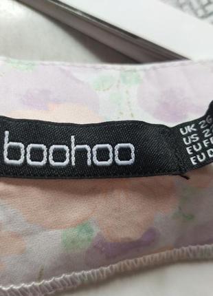 Женский модный топ блуза блузка цветочный принт boohoo2 фото