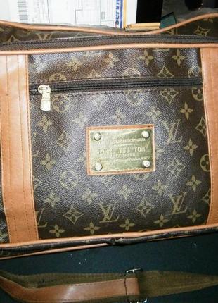 Monogram large messenger bag 30x40