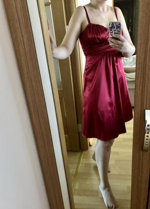❤️‍🔥дуже красива сукня на випускний, вечірня сукня, червона спокуслива сукня, нова2 фото