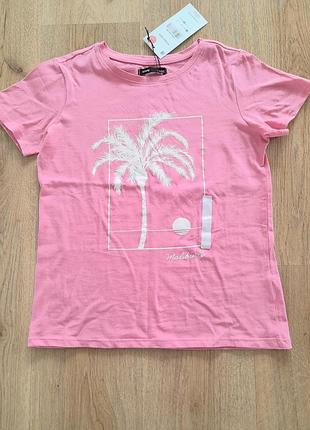 Футболка женская пальма оригинал синсей sinsay