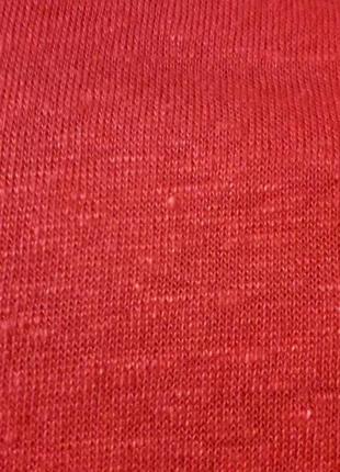 Брендова  100% льон  яскрава  тоненька  блуза  футболка  р.20.від  john lewis8 фото