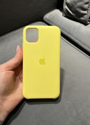 Силиконовый чехол iphone 11