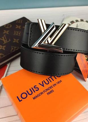 Шкіряний ремінь жіночий в стилі louis vuitton луї вітон лв