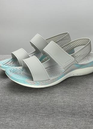 Сандалии женские crocs women's literide 360 marbled sandal2 фото