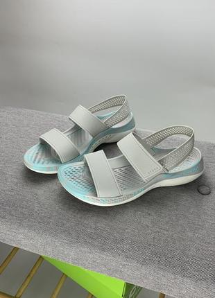 Сандалии женские crocs women's literide 360 marbled sandal3 фото
