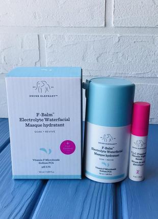 Drunk elephant f-balm electrolyte waterfacial ночная маска 50 мл1 фото