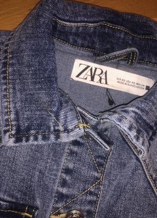 Zara джинсовка / куртка джинсова