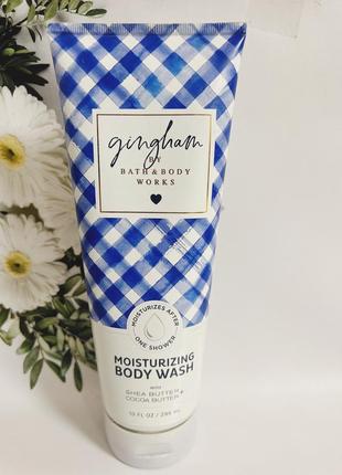 Гель-крем для душу gingham від bath and body works