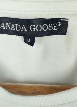 Базова біла футболка canada goose2 фото