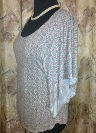 Туника-"бабочка"н/м камбоджа,100%вискоз.