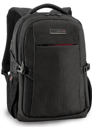 Рюкзак міський swissbrand linz 21 black (swb_bllin001u)