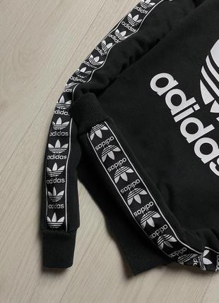 Женский укороченный худи, кроп топ adidas originals, размер m4 фото