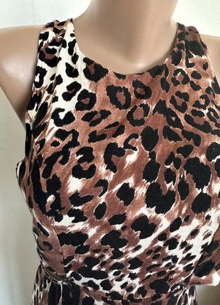 Платье леопард 1