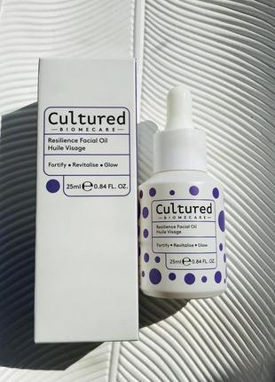 Cultured biomecare resilience facial oil huile visage - олія для обличчя, 25 мл2 фото