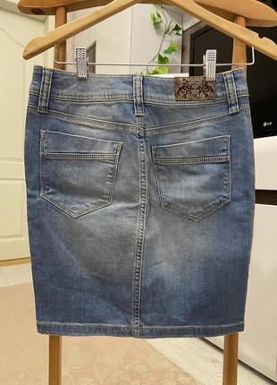 Винтажная джинсовая юбка2 фото