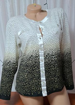 Кофта ❤️ 44 46 р классика женская блуза блузка кофточка весна осень зима мягкая1 фото