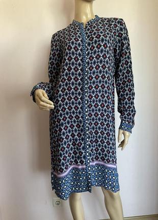Віскозне фірмове плаття- купон  на ґудзиках /m/ brend zara1 фото