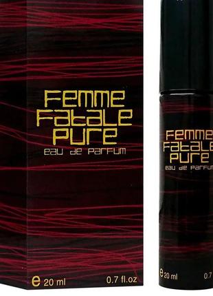 Парфуми-спрей жіночі femme fatale pure 20 мл1 фото