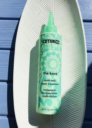 Amika the kure multi-task repair treatment - засіб для відновлення пошкодженого волосся, 200 мл2 фото