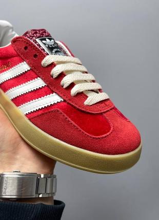 Кросівки adidas x gucci gazelle red5 фото