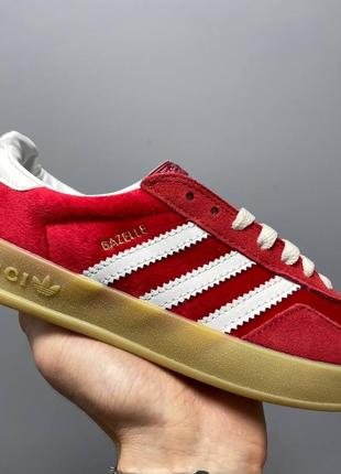 Кросівки adidas x gucci gazelle red4 фото