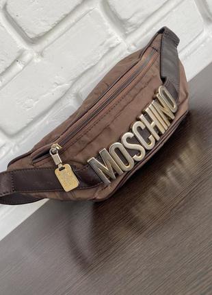 Сумка на пояс бананка moschino оригинал2 фото