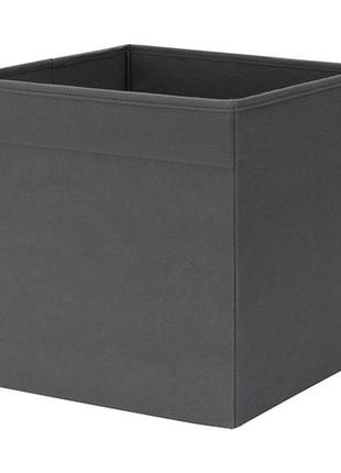 Коробка, темно-серый, 30x30x30 см3 фото