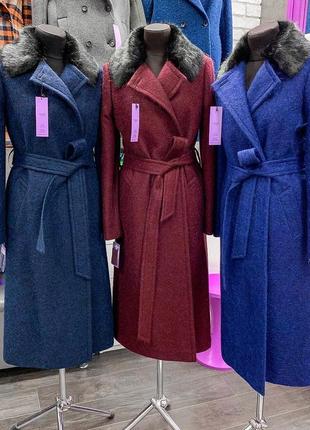 Зимнее шерстяное пальто vivalon размер s 42-44 торг4 фото