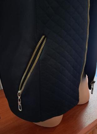 Пиджак 🔥 50 48 46 р черный жакет кофта кардиган размеры черный цвет р карманы на молнии3 фото