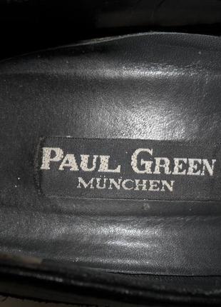 Кожаные женские туфли paul green.5 фото