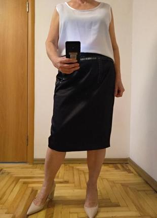 Стильная юбка расшита паетками, комплект. размер 202 фото