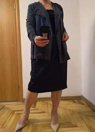 Стильная юбка расшита паетками, комплект. размер 20