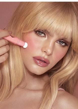 Кремовые матовые румяна charlotte tilbury pillow talk matte beauty blush wands оттенок pink pop, 12 мл