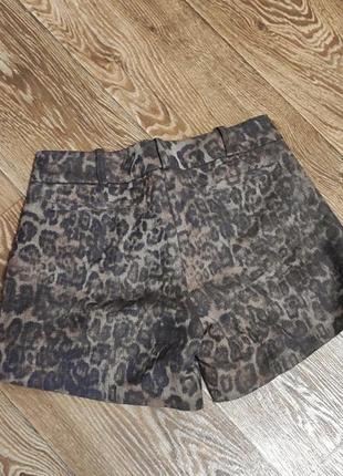Женские шорты юбка alexander wang cheetah leopard print shorts5 фото