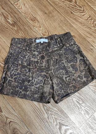 Женские шорты юбка alexander wang cheetah leopard print shorts