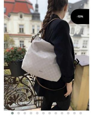 Сумка hobo joop, нейлонова сумка бренд, брендова сумочка, сумка кросбоді нейлон10 фото