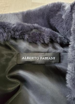 Меховая жилетка из кролика, меховой жилет, кожаная куртка alberto fabiani, размер м торг6 фото