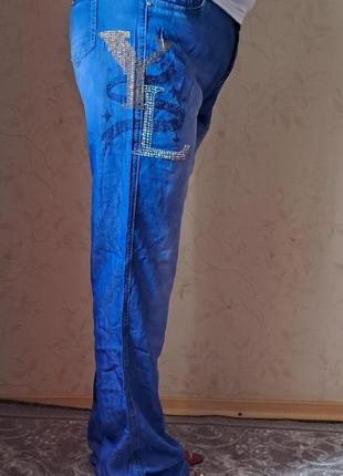 Женские джинсы батал, джинсы большой размер, 100% тенсель, летние брюки супер-балал1 фото