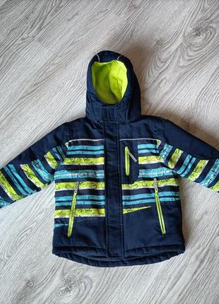 Характеристики лижна куртка topolino 104 розмір, синя2 фото