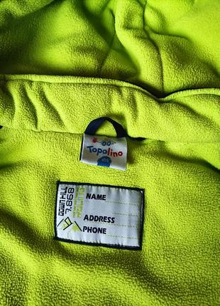 Характеристики лижна куртка topolino 104 розмір, синя7 фото