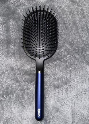 Расческа массажная dyson designed paddle brush (prussian blue/black)2 фото