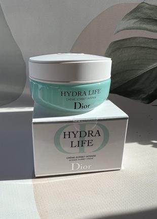 Питательный увлажняющий крем dior hydra life intense sorbet creme