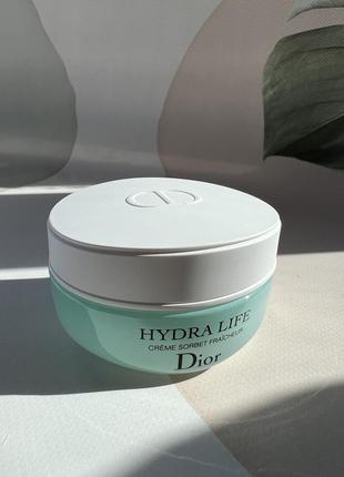 Зволожуючий крем dior hydra life fresh sorbet creme