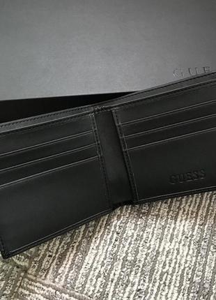 Подарочный набор guess мужской ремень + кошелек черный / коричневый4 фото