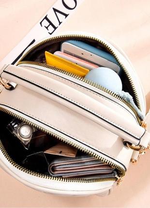 Жіноча міні сумочка клатч стегана, маленька сумка для дівчини шкіряна модна і стильна8 фото