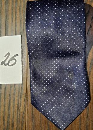 Шовкова краватка в горошок1 фото