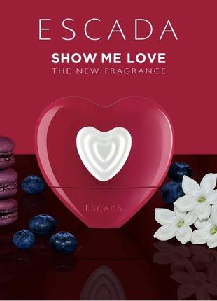 Escada show me love, edp, 1 ml, оригинал 100%!!! делюсь!