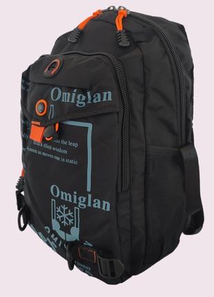 Рюкзак "omiglan" спортивний наплічник колір чорний розмір 38х26х15 см. 15 літрів6 фото