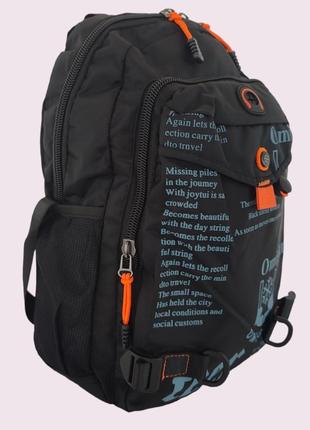 Рюкзак "omiglan" спортивний наплічник колір чорний розмір 38х26х15 см. 15 літрів2 фото